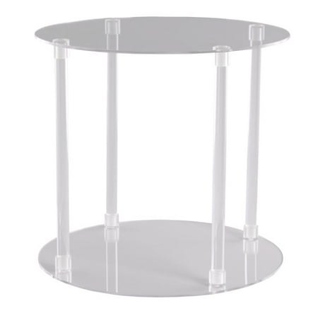 

Cake Stand - Round with Posts - Acrylic