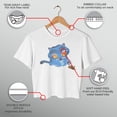 thumbnail image 3 of Juniors KPop Demon Hunters Mischievous Derpy Plant T Shirt, 3 of 8