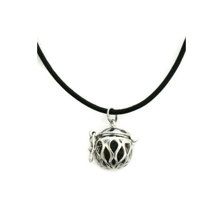 Basic Black Essential Oil Diffuser Necklace- 18-20