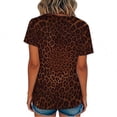 thumbnail image 6 of COSFO Leopard Print Men's T-Shirts Short Sleeve Summer Tops Unisex Crew Neck Regular Fit Mens Graphic Tees, 6 of 9