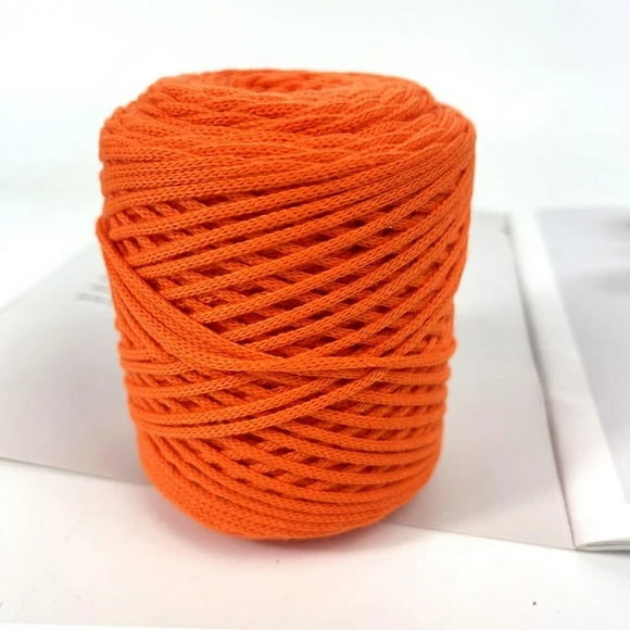 2mm 200g Hollow Knitted Crochet Yarns DIY Handbag Purse Basket Chunky trapillo Nylon Cord Polyester Thread Rope Line Woven