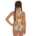 thumbnail image 2 of Whosucclay Floral Girls Swimsuit, Removable Bra Comfy Bathing Suit with Cover Up for Swimming, 17-18 Years Old, 2 of 9