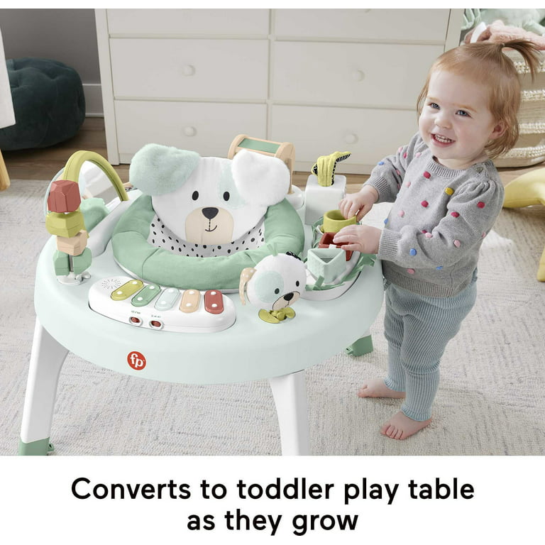 Fisher-Price 3-in-1 Baby Activity Center with Lights & Sounds, Play Mat,  Toddler Toy, SnugaPuppy
