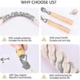 thumbnail image 4 of 3-10m Long Jump Rope, Multiplayer Rope Skipping, Long Skipping Rope With Wooden Handle, Best Team Group Double Dutch Jump Rope, 4 of 5