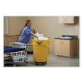 thumbnail image 3 of Rubbermaid Commercial Vented Round Brute Container, 44 gal, Plastic, Yellow, 3 of 9