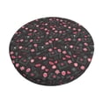thumbnail image 2 of Lsque Valentine'S Day Round Bar chair cushion covers Velvet Fabric Premium Comfort Protects from Scratches and Stains for 14-17 Inch Chair- 14 inch, 2 of 7