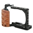 thumbnail image 4 of Video Shooting Cage, Camera Video Cage CNC Process With Wooden Handle For  ZV-E10 Camera, 4 of 8