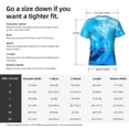 thumbnail image 4 of Rocae Blue Shell for Men's Moisture-Wicking Crew Tee - T-Shirt for Sports, Outdoor Activities, and Casual WearXX-Large, 4 of 9