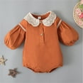 Aayomet Bodysuits for Baby Girls Outfits Girls Long Sleeves Soild
