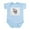 Sky Blue, variant on CafePress - Little Brown Wren Baby Light Bodysuit - Baby Light Bodysuit, Size Newborn - 24 Months