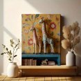 thumbnail image 6 of Bohemian Giraffe Canvas Print, Boho Animal Wall Art for Living Room Bedroom Dining Room Office Nursery Playroom Kitchen Decor, 6 of 8