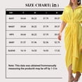 thumbnail image 2 of Scacto Women's Shirt Dress, Casual Solid Color Short Sleeve Dress, Lapel Beach Sundress for Summer, Party, Daily Wear, 2 of 6