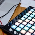 thumbnail image 2 of WORLDE PAD48 Portable USB MIDI Drum Pad Controller 48 RGB Backlit Pads 8 Knobs 16 Buttons 8 Sliders with USB Cable, 2 of 7