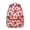 Red, variant on Geometric Plaid Backpack Striped and Checkered Fusion Design Stylish Students School Bag