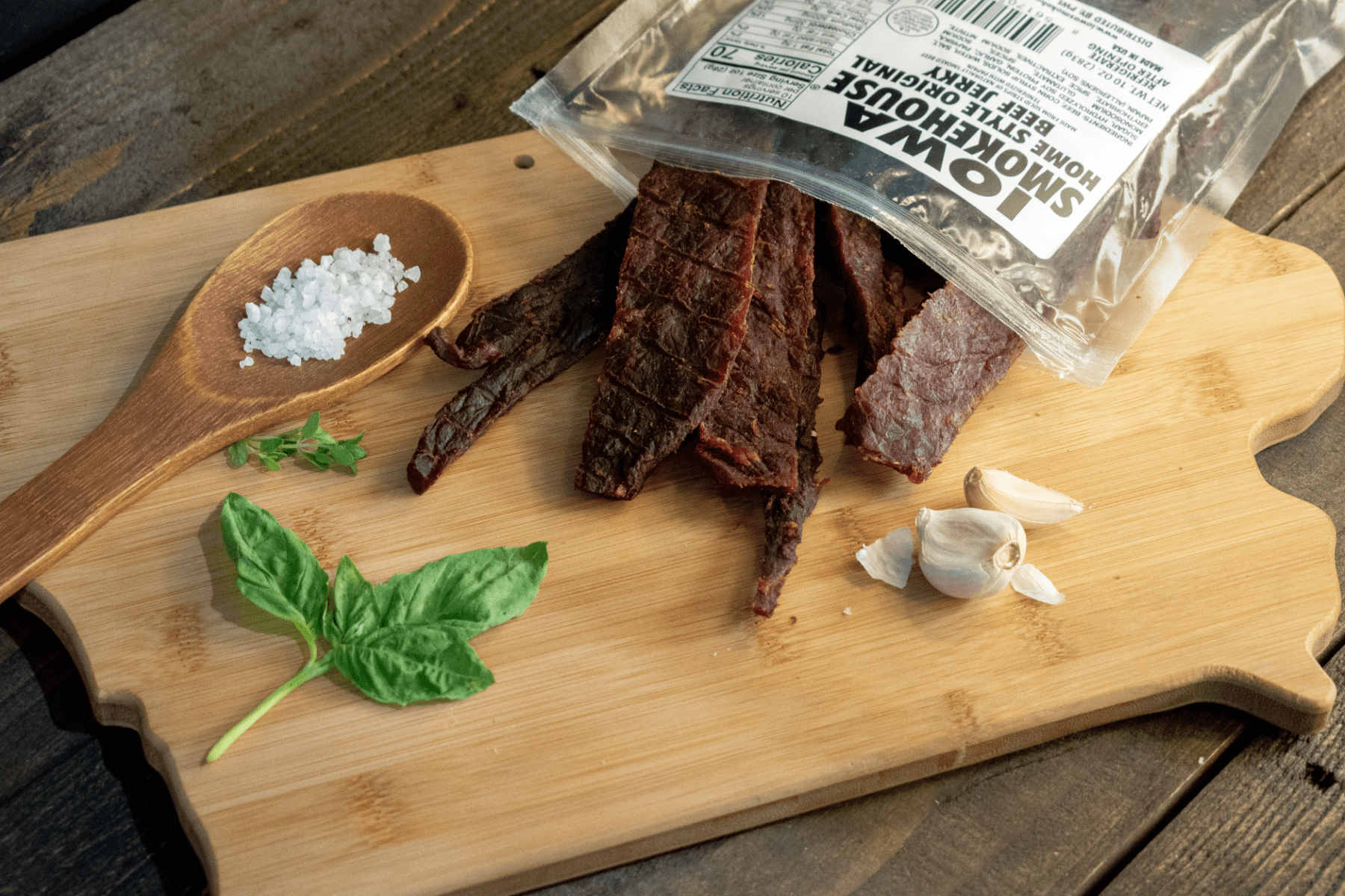 IOWA SMOKEHOUSE Home Style Original Beef Jerky, 10 oz