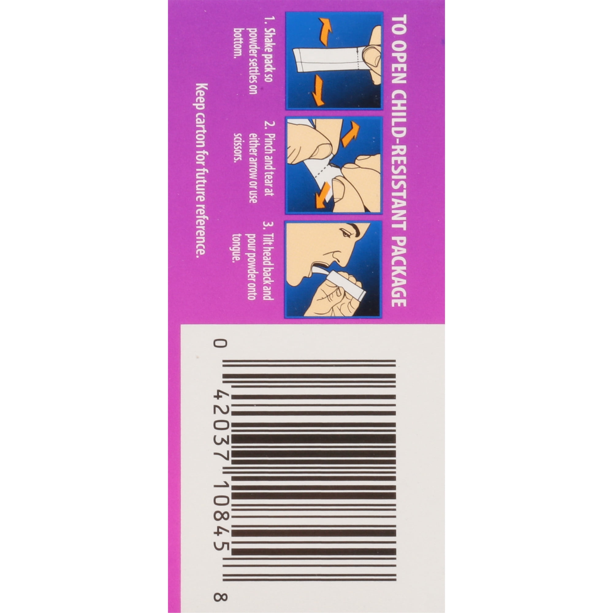 Goody’s Triple Action Pain Relief, Fast Headache Powder, Mixed Fruit Blast Flavor, 24 Count