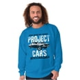 thumbnail image 5 of Vintage Muscle Car Mechanic Husband Men's Crewneck Sweatshirt Brisco Brands 2X, 5 of 6