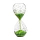 thumbnail image 4 of Temporizador de reloj de arena con purpurina, reloj de arena para decoración de mesa de entretenimiento, temporizador de arena para Verde, 4 of 9