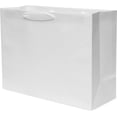 thumbnail image 6 of Prime Line Packaging Large PB Twill White Paper Shopping Bags 50 Pack - 16x6x12, 6 of 9