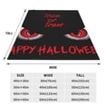 thumbnail image 3 of Balery Happy Halloween2 Manta de Felpa Suave y Acogedora – Cobija de Franela Aterciopelada para Cama, Lavable y Cálida para Sofá, Mascotas, Transpirable-40"x30", 3 of 7