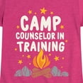 thumbnail image 3 of Instant Message - Camp Counselor In Training - Toddler & Youth Girls Short Sleeve Graphic T-Shirt, 3 of 6
