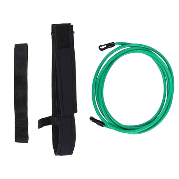 Eigraketly Swimming Excellence Cinturón ligero y ajustable Accesorios de natación Cinturón de entrenamiento Cómodo Deportes acuáticos verde-3metros