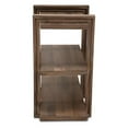 thumbnail image 4 of Michael Amini Hudson Ferry Acacia Wood Side Table - Driftwood Brown, 4 of 6