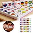 thumbnail image 1 of Noehoiugi Mahjong Tiles Set - Tile Games Set With Flag Pattern - Mahjong Tiles For Family Party, Block Puzzle, Fun Board Games For Spring Picnic, 1 of 8