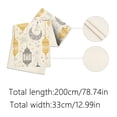 thumbnail image 2 of Bookk Ramadan Decorations Polyester With Star And Moon Design And Easy Clean For Holiday Party Home Celebration, 2 of 4