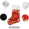 thumbnail image 3 of Gingerbread Man Pattern Christmas Stockings Christmas Christmas Presonalized Large Stocking Sock, Set of 2 Xmas Party Winter Decor Candy Bag Family Holiday Gift, 17.7 Inch, 3 of 7