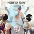 thumbnail image 4 of SereneLife 100 Pcs. Disposable Face Masks - 3 Layer Protection Breathable Face Masks, for Dust Covering, Protective Dust Filter, PPE Safety Mouth Cover, and Nose Shield, for Adults SL3PLY100, 4 of 7