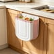 thumbnail image 4 of Wall Mounted Household Foldable Trash Can Kitchen Folding Trash Can Hanging Plastic Telescopic Storage Bin, 4 of 6