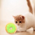 thumbnail image 4 of Juguete de gato de peluche con forma de dona y hierba gatera, almohada interactiva para gatos, regalo para gatos, 4 of 5