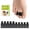 Black, variant on Bukihome Hammertoe Corrector – 10 Pack Toe Straighteners for Men & Women, Broken Toe Wraps Realigns Bent, Curled & Hammer Toes, Toe Corrector Splints (Large, Beige)