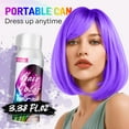 thumbnail image 3 of Temporary Hair Color Wax Purple Hair Spray Temporary for Youth Kids Adult,for Party Cosplay DIY Root Touch-Up Washable All Day Hold, 3 of 9