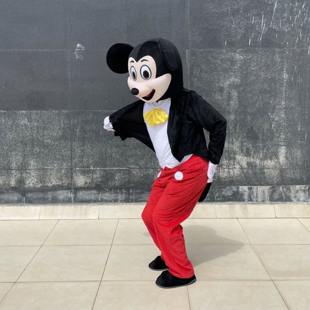 Ropa de mascota de Mickey Minnie Mouse de Disney, personajes de dibujos animados clásicos, publicidad, evento, fiesta, cosplay, disfraz de adulto para actuación