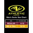 thumbnail image 3 of Athletic Works Men's Low Cut Socks, 6-Pack, 3 of 6