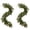 B, variant on KUNPENG Christmas Decoration Cedar Garland with Eucalyptus Red Berries, Artificial Holiday Greenery Garland for Fireplace Mantle Stairs Indoor Outdoor Christmas Decor,(9ft, Single)