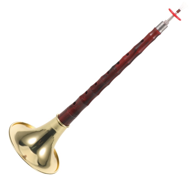 ELAYARD Professional Suona Folk Wind Instrument for Beginners with Golden Bowl Design and Durable ABS Material Multi Color