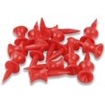 thumbnail image 4 of 100pcs Red Plastic Golf Tees 32mm Small Castle Golf Tees, 4 of 5