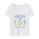 thumbnail image 1 of Camiseta de Mujer Recuerdo de Verano Camiseta Informal de Cuello Redondo para Mujer para Viajes Deportivos, 1 of 7