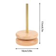 thumbnail image 1 of Wooden Yarn Holder Spinning Knitting Tools Beginner Crochet Accessories Stand Sewing Thread Spool Wool Ball Winder Stand Tool, 1 of 7