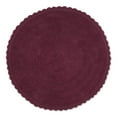 thumbnail image 1 of Design Imports CAMZ13580 Tapis de Bain Rond Crochet Vin, 1 of 4