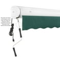 thumbnail image 3 of Awntech 20' x 10' Full Cassette Left Motorized Patio Retractable Awning, Forest, 3 of 7
