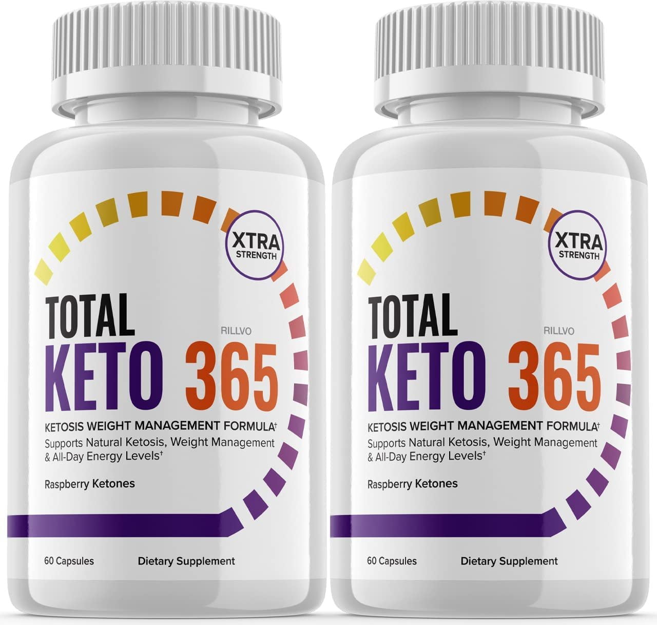 2 Pack Total Keto 365 Pills 800mg Advanced Ketogenic Formula 120