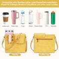 thumbnail image 5 of Outdoor Portable Crossbody Water Bottle Storage Bag, Wear-Resistant Water Bottle Bag for 40 oz Tumbler (Black-Without the cup), 5 of 11