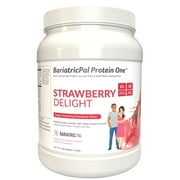 Protein ONE™ Complete Meal Replacement with Multivitamin, Calcium & Iron by BariatricPal - Strawberry Delight (15 Serving Tub)