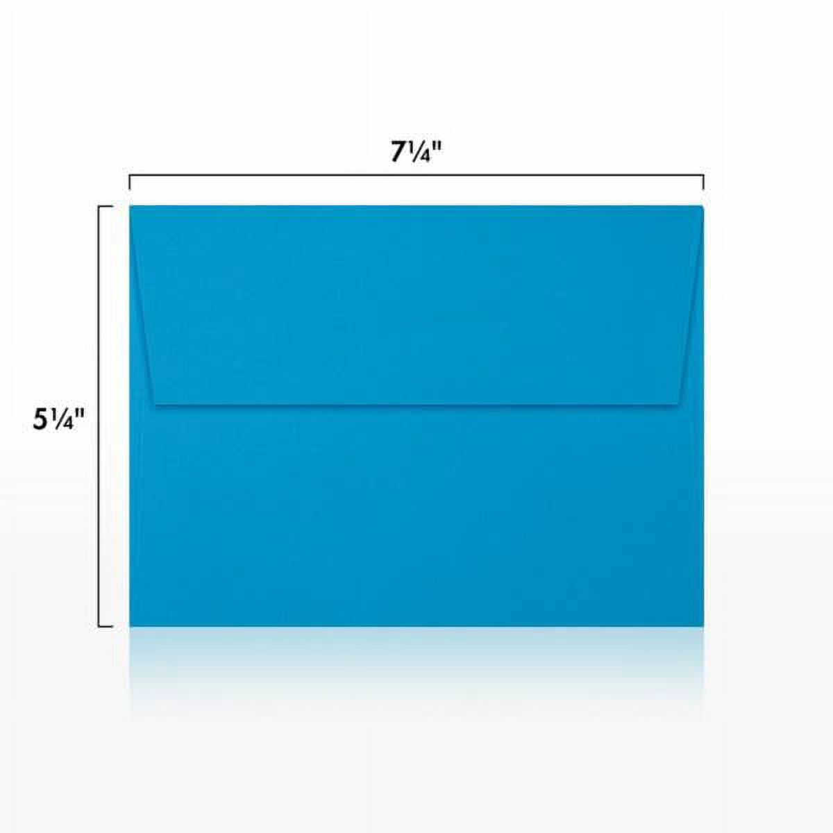 LUXPaper A7 Invitation Envelopes, 5 1/4 x 7 1/4, Pool, 1000/Pack