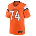 thumbnail image 2 of Men's Nike Ben Powers  Orange Denver Broncos Team Game Jersey, 2 of 6