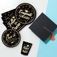 thumbnail image 5 of 2024 Graduation Plates and Napkins Set Party Supplies Decorations, 192 Pcs Disposable Congrats Grad Paper Tableware Serves 24, Include Plates, Napkins, Cup, Knives, Forks, Spoons, and Straws, 5 of 6